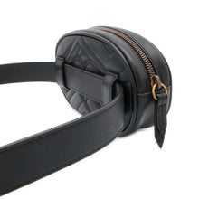 Load image into Gallery viewer, GUCCI GG Marmont belt bag Black 476434 Leather
