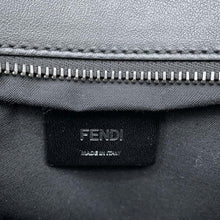 Load image into Gallery viewer, FENDI Logo Backpack Black 7VZ060 Leather
