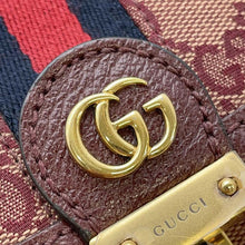 Load image into Gallery viewer, GUCCI Offdia 2way Shoulder Bag Bordeaux651055 Canvas Leather
