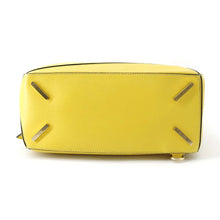 Load image into Gallery viewer, LOEWE Puzzle 2way Shoulder Bag Yellow Leather Size Medium
