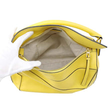 Load image into Gallery viewer, LOEWE Puzzle 2way Shoulder Bag Yellow Leather Size Medium
