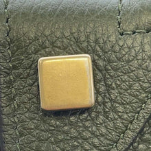 将图像加载到图库查看器中，CELINE Luggage Tote Bag Green189793AQL Leather Size micro
