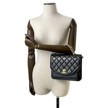 Load image into Gallery viewer, CHANEL Matelasse 2WAY ChainShoulder Bag Black AS0785 Leather Caviar Leather
