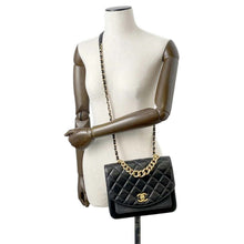 Load image into Gallery viewer, CHANEL Matelasse 2WAY ChainShoulder Bag Black AS0785 Leather Caviar Leather
