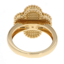 Load image into Gallery viewer, Van Cleef &amp; Arpels Vintage Alhambra Ring Size 49/#9 VCARO3QM49/VCARO3QM00 18K Yellow Gold
