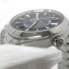 将图像加载到图库查看器中，OMEGA Seamaster Aqua Terra 150M W43mm Stainless Steel Blue Dial 220.10.43.22.03.001
