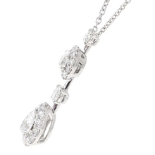 将图像加载到图库查看器中，GRAFF Icon Oval &amp; Pear Shape Necklace 18K White Gold
