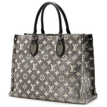 Load image into Gallery viewer, LOUIS VUITTON Onthego Noir/White M46448 Monogram・Jacquard Denim Size MM
