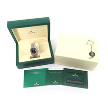 Load image into Gallery viewer, ROLEX Datejust W36mm Stainless Steel K18WG Aubergine Dial126234
