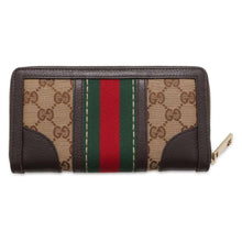 Load image into Gallery viewer, GUCCI Long Wallet Brown 406754 Leather/Canvas
