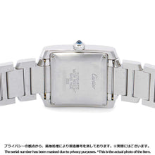 将图像加载到图库查看器中，CARTIER Tank Francaise LM H32.3mm×W28.2mm Stainless Steel Silver Dial W51002Q3
