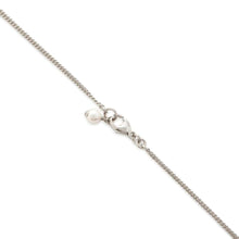 Load image into Gallery viewer, CHANEL CC Logo &amp; Heart Necklace Silver ABB651 Metal Rhinestone
