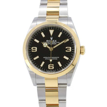 Load image into Gallery viewer, ROLEX Explorer 36 W36mm Stainless Steel K18YG Black Dial124273
