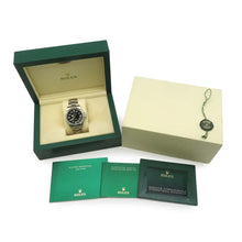 将图像加载到图库查看器中，ROLEX Air-King W40mm Stainless Steel Black Dial 126900
