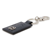 Load image into Gallery viewer, GUCCI key ring Black 478136 Leather
