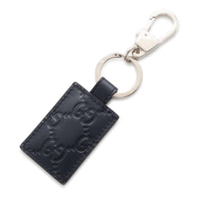 Load image into Gallery viewer, GUCCI key ring Black 478136 Leather
