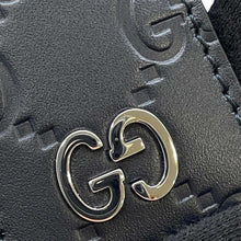 Load image into Gallery viewer, GUCCI key ring Black 478136 Leather
