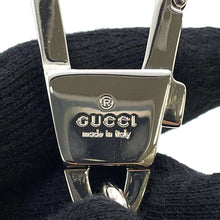 Load image into Gallery viewer, GUCCI key ring Black 478136 Leather
