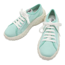 将图像加载到图库查看器中，MIUMIU low cut sneakers Green 5E373D Cotton Size 38
