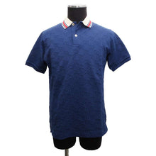 将图像加载到图库查看器中，GUCCI GG Stretch Cotton Polo Shirt Size XS Blue598956 Cotton93% Polyurethane7%
