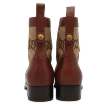 Load image into Gallery viewer, GUCCI Jumbo GG Canvas Boots Brown/Beige 680813 Canvas Leather Size 9
