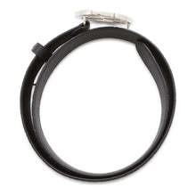 Load image into Gallery viewer, GUCCI Signature Leather Belt Black 411924 Leather Size 90
