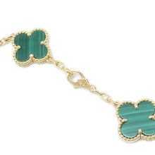 将图像加载到图库查看器中，Van Cleef &amp; Arpels Vintage Alhambra Bracelet 5 motifsVCARO7GQ00 18K Yellow Gold
