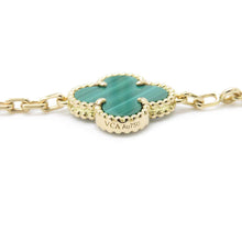 将图像加载到图库查看器中，Van Cleef &amp; Arpels Vintage Alhambra Bracelet 5 motifs VCARO7GQ00 18K Yellow Gold
