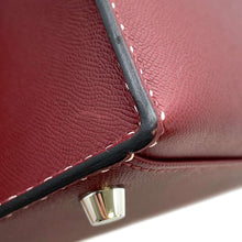 将图像加载到图库查看器中，HERMES Kelly Sellier Miss You Rouge H Glenemush Size 28
