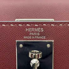 Load image into Gallery viewer, HERMES Kelly Sellier Miss You Rouge H Glenemush Size 28
