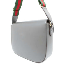 Load image into Gallery viewer, GUCCI Horsebit1955 Shoulder Bag Gray 700457 Leather
