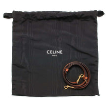 Load image into Gallery viewer, CELINE Triomphe 2WAY Travel Bag Tan 197582 PVC Coated Canvas Leather Size Small
