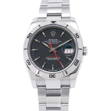 Load image into Gallery viewer, ROLEX Datejust Turn-O-Graph W36mm Stainless Steel K18WG Black Dial 116264
