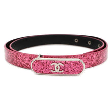 Load image into Gallery viewer, CHANEL Belt Size 75 Pink Patent Leather
