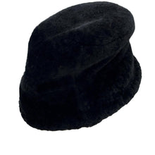 Load image into Gallery viewer, LOEWE logo bucket hat Size 57 Black K820HB1X70 Shearling
