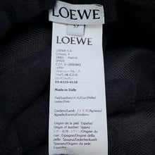 Load image into Gallery viewer, LOEWE logo bucket hat Size 57 Black K820HB1X70 Shearling
