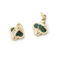 Load image into Gallery viewer, Van Cleef &amp; Arpels Vintage Alhambra Earring VCARO3QL00 18K Yellow Gold
