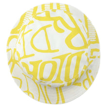 Load image into Gallery viewer, Dior Hat Shawn Stussy Collaboration Size L Yellow/White 033C906A4949 Cotton 100%
