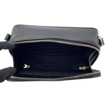 Load image into Gallery viewer, PRADA Triangle Logo Brique Shoulder Black 2VH070 Saffiano LeatherLeather
