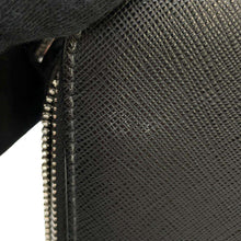 Load image into Gallery viewer, PRADA Triangle Logo Brique Shoulder Black 2VH070 Saffiano LeatherLeather
