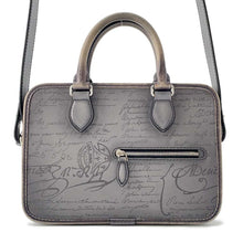 将图像加载到图库查看器中，Berluti Anne Jules Gulliver Briefcase Gray 1_JOUR_GULLIVER_NEO-V2 Leather Size Mini
