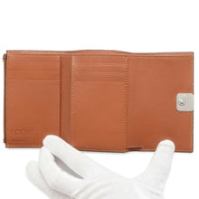 Load image into Gallery viewer, LOEWE Anagram Vertical Wallet Tan C821S33X01 Leather
