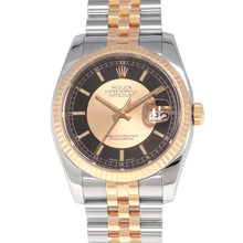 Load image into Gallery viewer, ROLEX Datejust W36mm Stainless Steel K18PG PG/Black Dial116231
