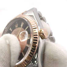 Load image into Gallery viewer, ROLEX Datejust W36mm Stainless Steel K18PG PG/Black Dial116231
