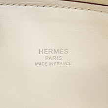 Load image into Gallery viewer, HERMES Bolide 1923 Nata/Orange Chevre Myzore Goatskin Canvas Size Mini
