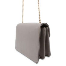 Load image into Gallery viewer, GUCCI Interlocking G ChainShoulder Bag Gray 510304 Leather
