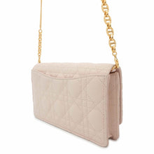 Load image into Gallery viewer, Dior Caro Pouch Chain Wallet Powder Pink S5134UWHC_M413 Calf Leather
