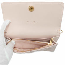 Load image into Gallery viewer, Dior Caro Pouch Chain Wallet Powder Pink S5134UWHC_M413 Calf Leather
