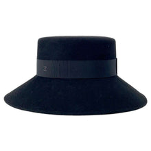 Load image into Gallery viewer, CHANEL hat Size M Black Lapin 100%
