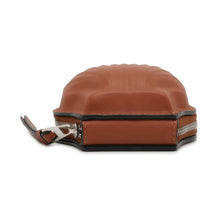 Load image into Gallery viewer, LOEWE Seashell motif pouch Brown 111.10.161 Leather
